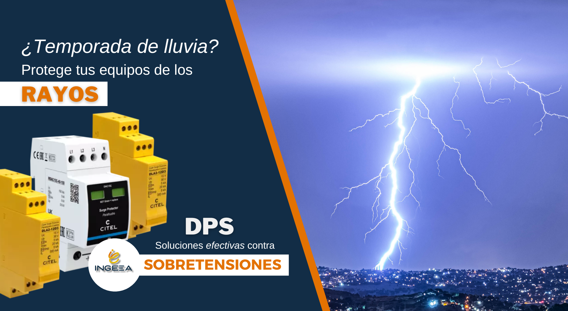 PROTECCIÓN CONTRA SOBRETENSIONES DPS - RAYOS